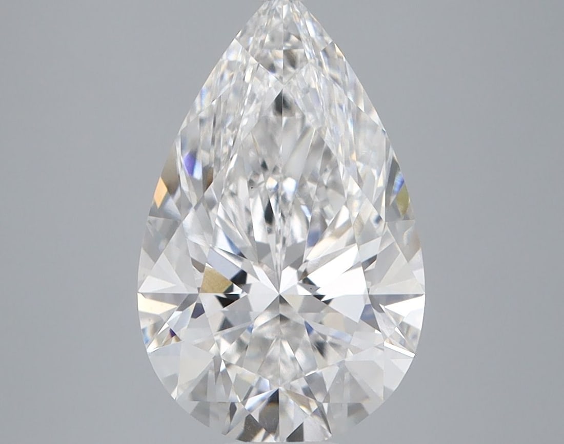 Loose Diamond - PEAR 3.07ct D VS1: Loose Diamond - PEAR 3.07ct D VS1 Source: This is a real non-mined Diamond that has been grown in a lab Shape: PEAR Carats: 3.07 Color: D Clarity: VS1 Certification: IGI Video: