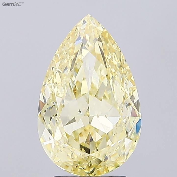 Loose Diamond - PEAR 4.03ct Fancy Intense Yellow VS2: Loose Diamond - PEAR 4.03ct Fancy Intense Yellow VS2 Source: This is a real non-mined Diamond that has been grown in a lab Shape: PEAR Carats: 4.03 Color: Fancy Intense Yellow Certification: IGI Video
