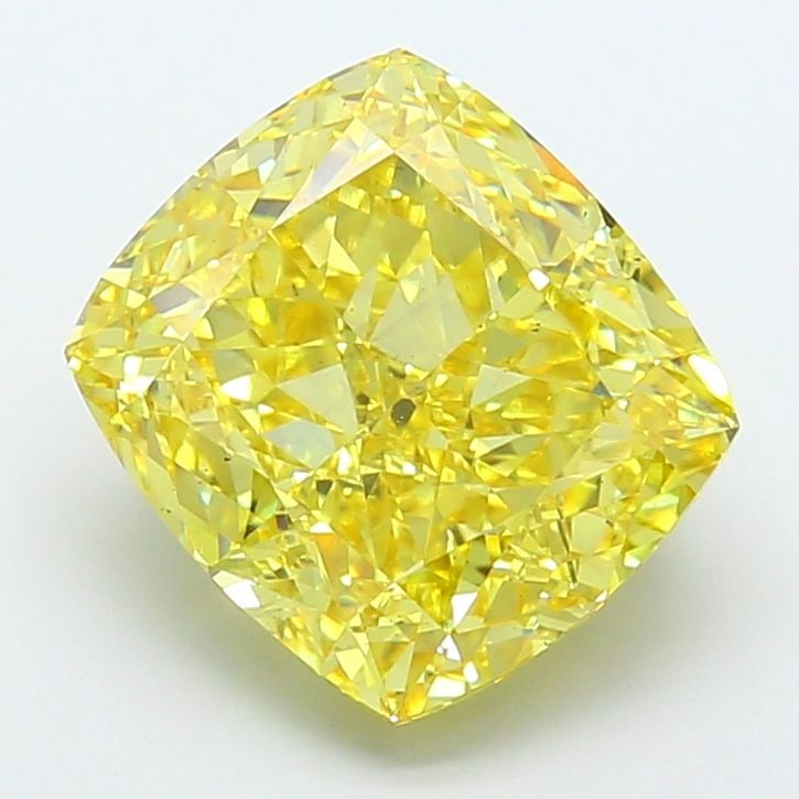 Loose Diamond - CUSHION MODIFIED 8.19ct Fancy Vivid Yellow VS2: Loose Diamond - CUSHION MODIFIED 8.19ct Fancy Vivid Yellow VS2 Source: This is a real non-mined Diamond that has been grown in a lab Shape: CUSHION MODIFIED Carats: 8.19 Color: Fancy Vivid Yellow Cert
