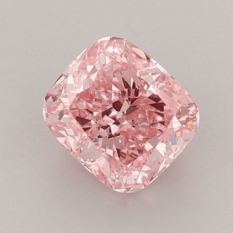 Loose Diamond - CUSHION MODIFIED 1.65ct Fancy Vivid Pink VS2: Loose Diamond - CUSHION MODIFIED 1.65ct Fancy Vivid Pink VS2 Source: This is a real non-mined Diamond that has been grown in a lab Shape: CUSHION MODIFIED Carats: 1.65 Color: Fancy Vivid Pink Certific