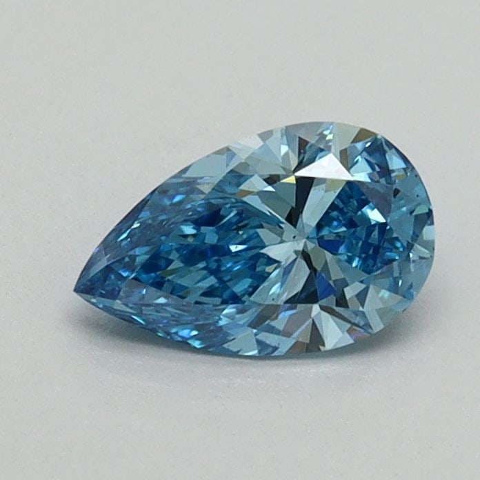 Loose Diamond - PEAR 0.52ct Fancy Blue VS2: Loose Diamond - PEAR 0.52ct Fancy Blue VS2 Source: This is a real non-mined Diamond that has been grown in a lab Shape: PEAR Carats: 0.52 Color: Fancy Blue Certification: NONE Video: