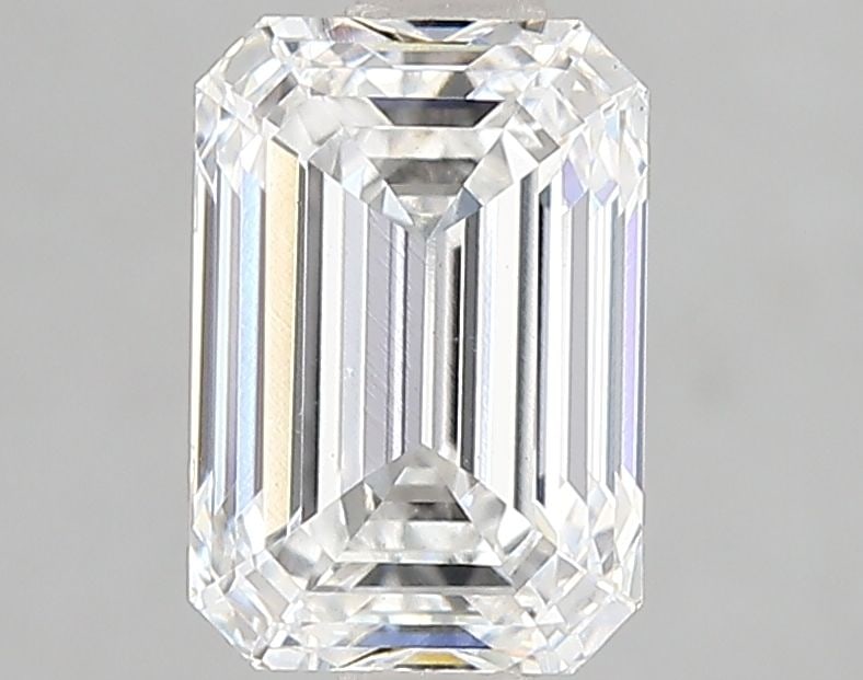 Loose Diamond - EMERALD 2.08ct E VS1: Loose Diamond - EMERALD 2.08ct E VS1 Source: This is a real non-mined Diamond that has been grown in a lab Shape: EMERALD Carats: 2.08 Color: E Clarity: VS1 Certification: IGI Video:
