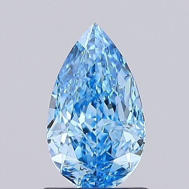 Loose Diamond - PEAR 1.03ct Fancy Vivid Blue VS2: Loose Diamond - PEAR 1.03ct Fancy Vivid Blue VS2 Source: This is a real non-mined Diamond that has been grown in a lab Shape: PEAR Carats: 1.03 Color: Fancy Vivid Blue Certification: IGI Video: