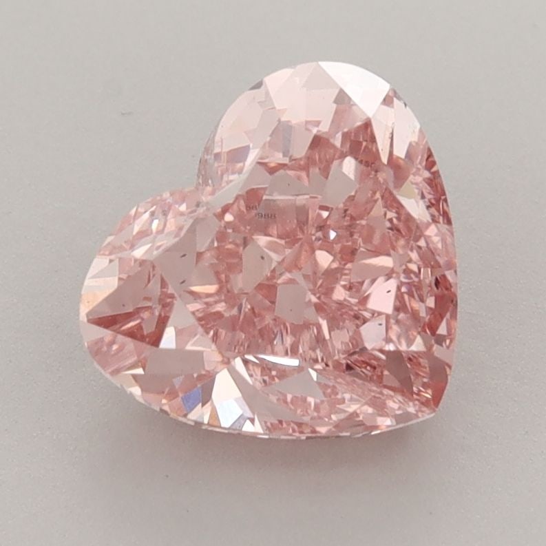 Loose Diamond - HEART 2.33ct Fancy Intense Pink VS1: Loose Diamond - HEART 2.33ct Fancy Intense Pink VS1 Source: This is a real non-mined Diamond that has been grown in a lab Shape: HEART Carats: 2.33 Color: Fancy Intense Pink Certification: IGI Video: