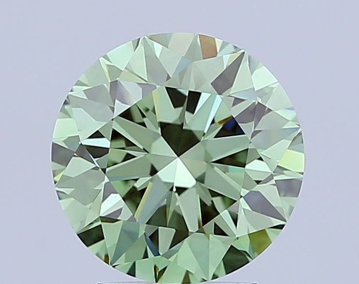 Ideal Loose Diamond - ROUND 2.91ct Fancy Vivid Green VS1: Ideal Loose Diamond - ROUND 2.91ct Fancy Vivid Green VS1 Source: This is a real non-mined Diamond that has been grown in a lab Shape: ROUND Carats: 2.91 Color: Fancy Vivid Green Certification: IGI Vid