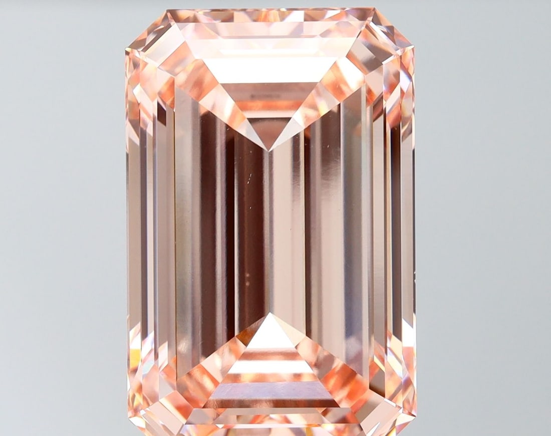 Loose Diamond - EMERALD 13.42ct Fancy Intense Pink VVS2 (1 of 1)