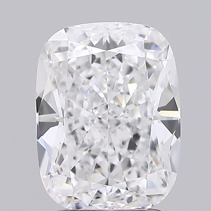 Loose Diamond - CUSHION MODIFIED 2.65ct D VVS2: Loose Diamond - CUSHION MODIFIED 2.65ct D VVS2 Source: This is a real non-mined Diamond that has been grown in a lab Shape: CUSHION MODIFIED Carats: 2.65 Color: D Clarity: VVS2 Certification: IGI Vide