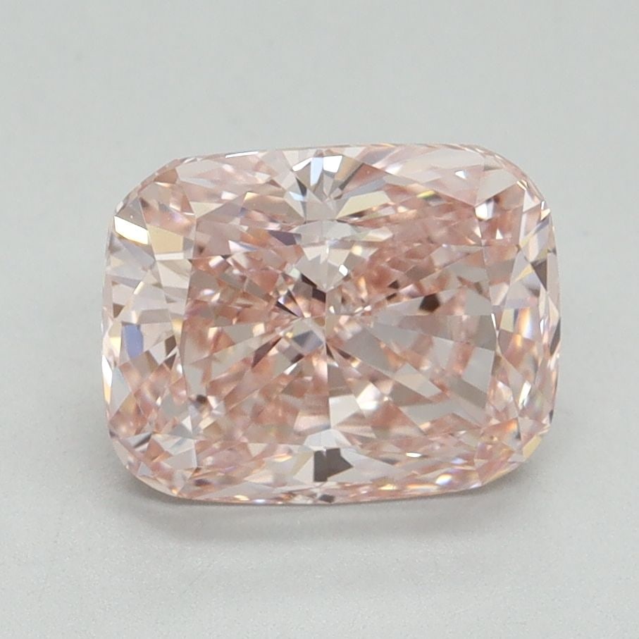 Loose Diamond - CUSHION BRILLIANT 2.28ct Fancy Vivid Pink VS1: Loose Diamond - CUSHION BRILLIANT 2.28ct Fancy Vivid Pink VS1 Source: This is a real non-mined Diamond that has been grown in a lab Shape: CUSHION BRILLIANT Carats: 2.28 Color: Fancy Vivid Pink Certif