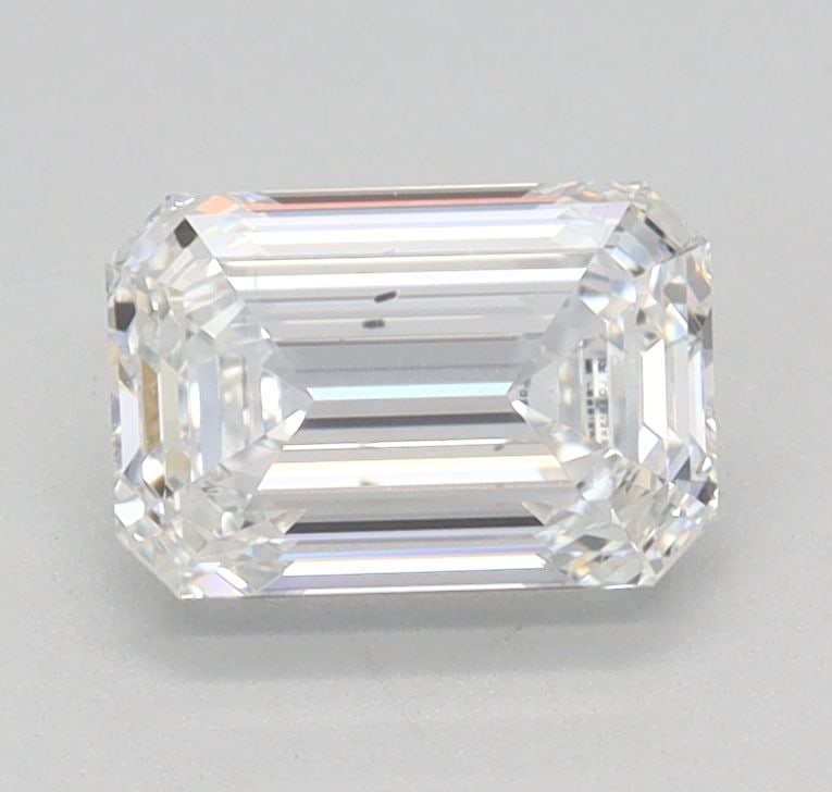 Loose Diamond - EMERALD 0.9ct F SI1: Loose Diamond - EMERALD 0.9ct F SI1 Source: This is a real non-mined Diamond that has been grown in a lab Shape: EMERALD Carats: 0.9 Color: F Clarity: SI1 Certification: IGI Video: