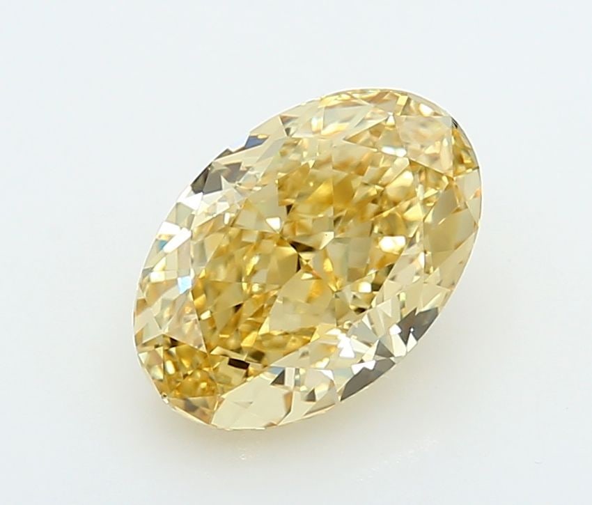 Loose Diamond - OVAL 3.02ct Fancy Intense Yellow VVS2: Loose Diamond - OVAL 3.02ct Fancy Intense Yellow VVS2 Source: This is a real non-mined Diamond that has been grown in a lab Shape: OVAL Carats: 3.02 Color: Fancy Intense Yellow Certification: IGI Vide