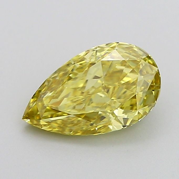 Loose Diamond - PEAR 1.05ct Fancy Intense Yellow VVS2: Loose Diamond - PEAR 1.05ct Fancy Intense Yellow VVS2 Source: This is a real non-mined Diamond that has been grown in a lab Shape: PEAR Carats: 1.05 Color: Fancy Intense Yellow Certification: IGI Vide