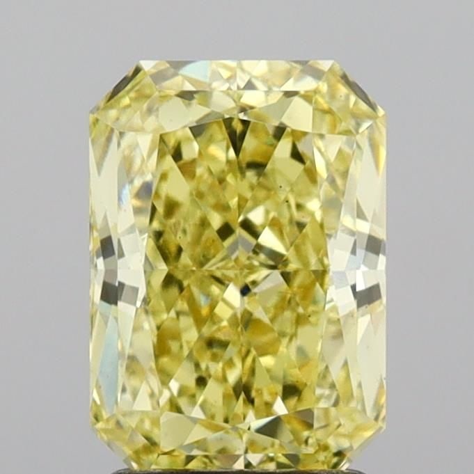 Loose Diamond - RADIANT 2.09ct Fancy Yellow VS1: Loose Diamond - RADIANT 2.09ct Fancy Yellow VS1 Source: This is a real non-mined Diamond that has been grown in a lab Shape: RADIANT Carats: 2.09 Color: Fancy Yellow Certification: IGI Video: