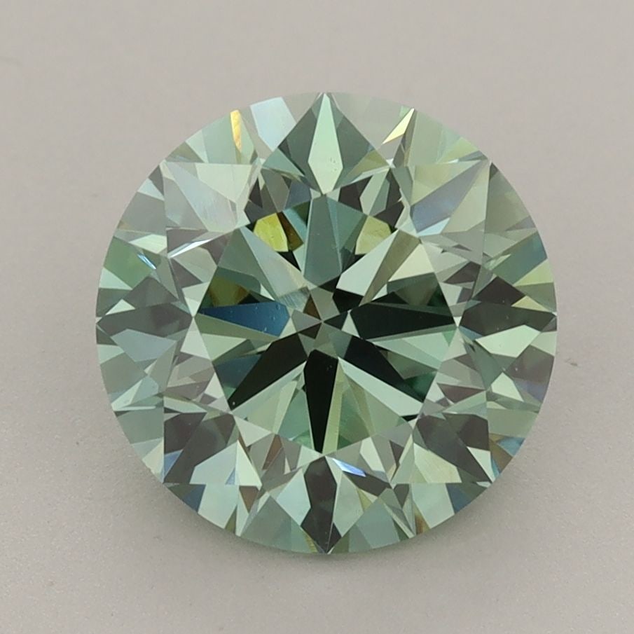 Loose Diamond - ROUND 3.05ct Fancy Vivid Green VVS2: Loose Diamond - ROUND 3.05ct Fancy Vivid Green VVS2 Source: This is a real non-mined Diamond that has been grown in a lab Shape: ROUND Carats: 3.05 Color: Fancy Vivid Green Certification: IGI Video: