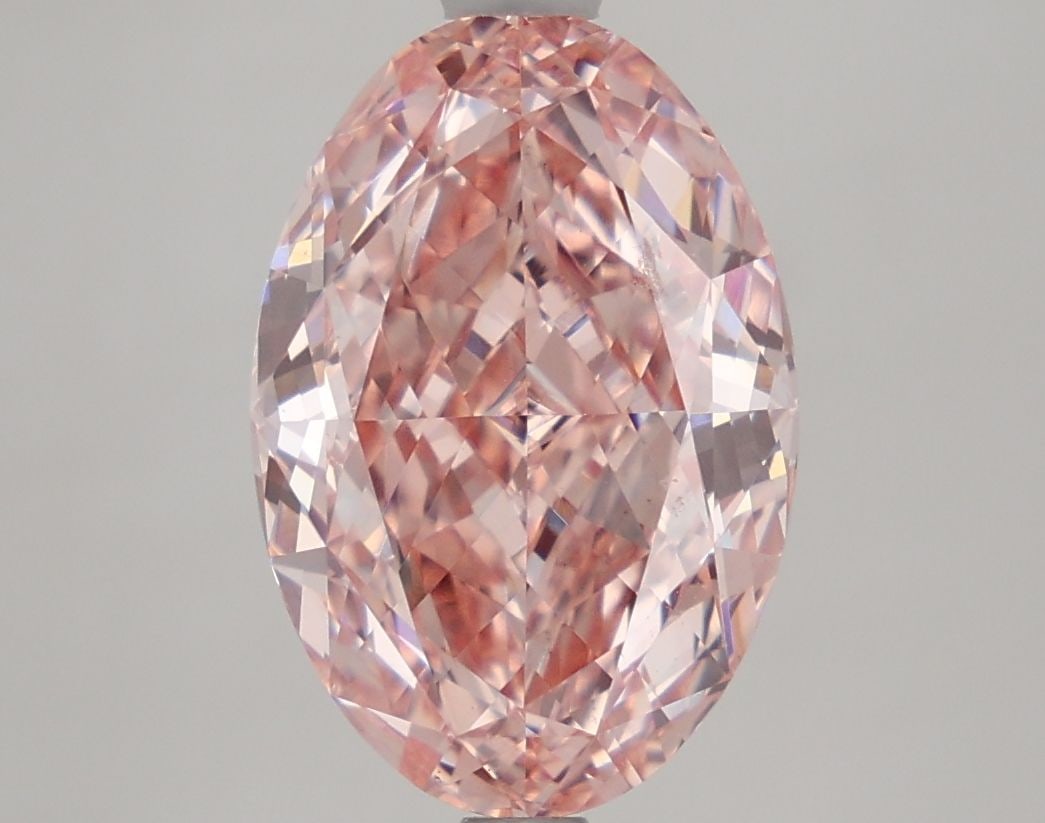 Loose Diamond - OVAL 4.26ct Fancy Vivid Pink VS1: Loose Diamond - OVAL 4.26ct Fancy Vivid Pink VS1 Source: This is a real non-mined Diamond that has been grown in a lab Shape: OVAL Carats: 4.26 Color: Fancy Vivid Pink Certification: IGI Video: