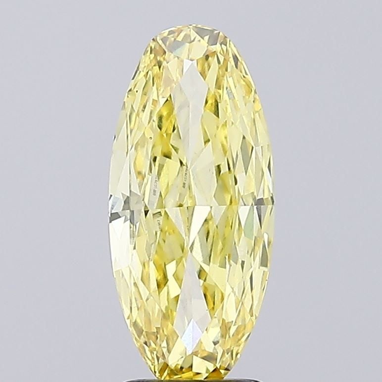 Loose Diamond - OVAL 2.31ct Fancy Intense Yellow VS1: Loose Diamond - OVAL 2.31ct Fancy Intense Yellow VS1 Source: This is a real non-mined Diamond that has been grown in a lab Shape: OVAL Carats: 2.31 Color: Fancy Intense Yellow Certification: IGI Video