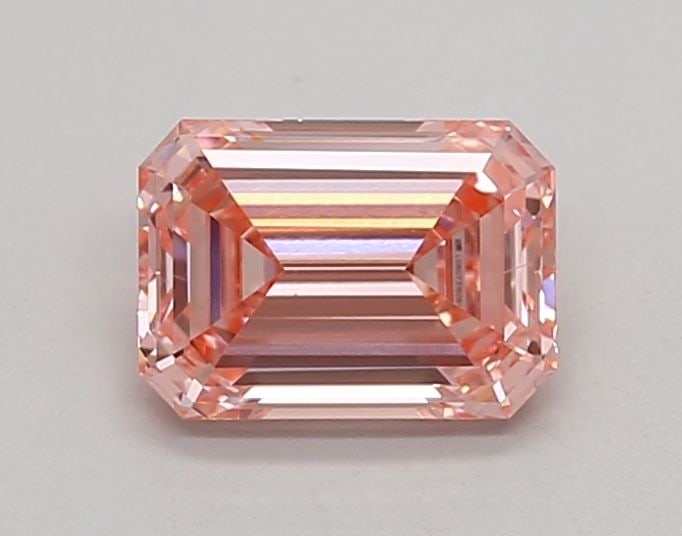 Loose Diamond - EMERALD 0.94ct Fancy Vivid Pink VS1: Loose Diamond - EMERALD 0.94ct Fancy Vivid Pink VS1 Source: This is a real non-mined Diamond that has been grown in a lab Shape: EMERALD Carats: 0.94 Color: Fancy Vivid Pink Certification: IGI Video:
