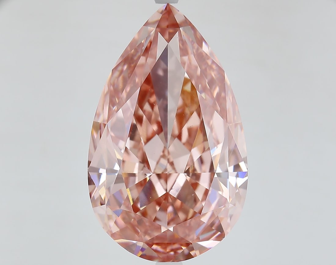 Loose Diamond - PEAR 16.09ct Fancy Vivid Pink VS1: Loose Diamond - PEAR 16.09ct Fancy Vivid Pink VS1 Source: This is a real non-mined Diamond that has been grown in a lab Shape: PEAR Carats: 16.09 Color: Fancy Vivid Pink Certification: IGI Video: