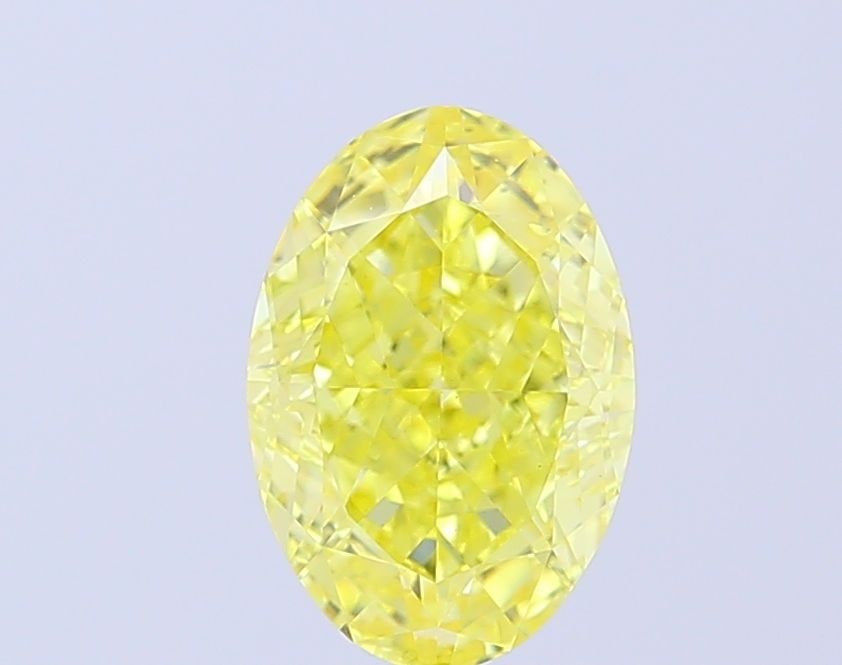 Loose Diamond - OVAL 2.51ct Fancy Vivid Yellow VS1: Loose Diamond - OVAL 2.51ct Fancy Vivid Yellow VS1 Source: This is a real non-mined Diamond that has been grown in a lab Shape: OVAL Carats: 2.51 Color: Fancy Vivid Yellow Certification: IGI Video: