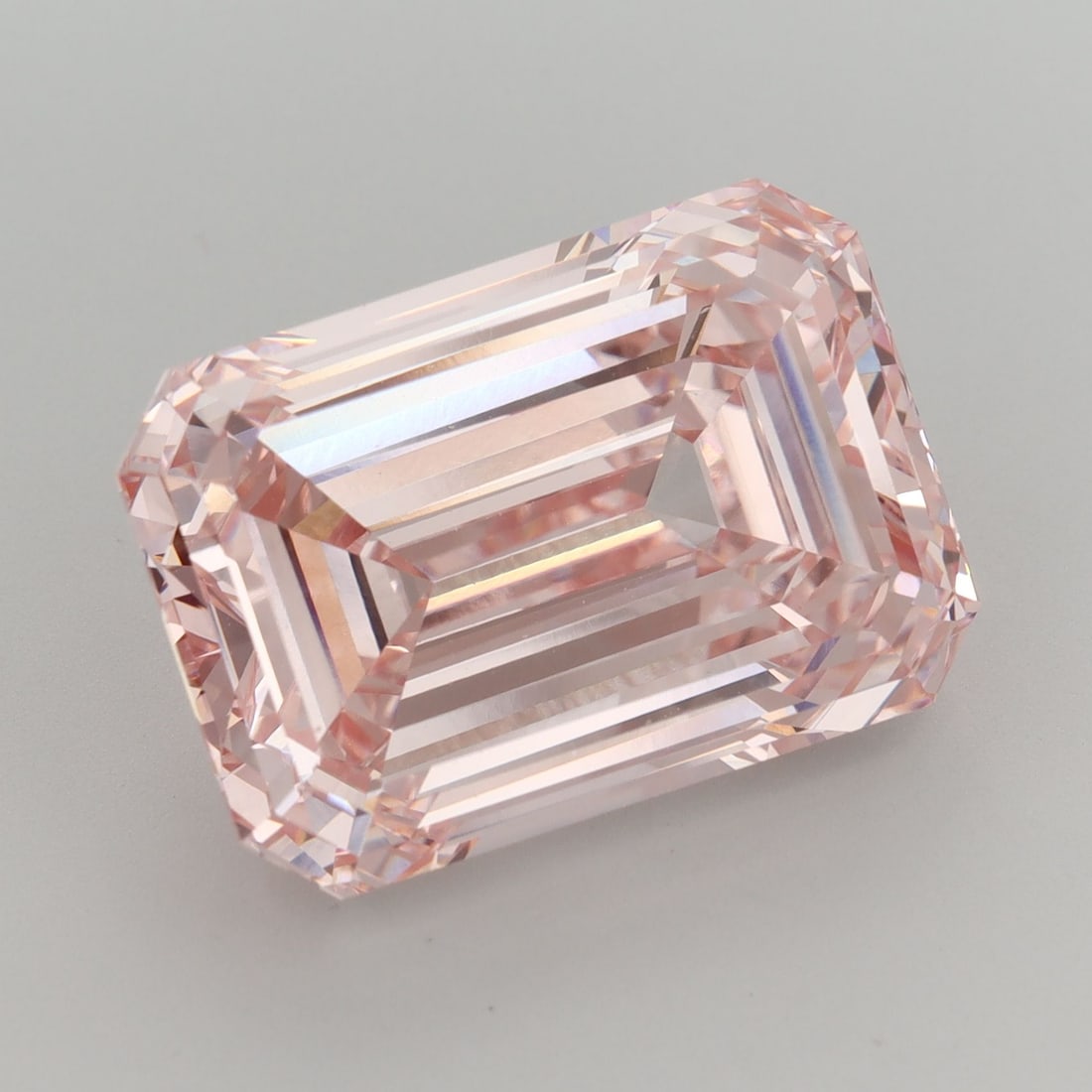 Loose Diamond - EMERALD 15.23ct Fancy Intense Pink VS1: Loose Diamond - EMERALD 15.23ct Fancy Intense Pink VS1 Source: This is a real non-mined Diamond that has been grown in a lab Shape: EMERALD Carats: 15.23 Color: Fancy Intense Pink Certification: IGI T