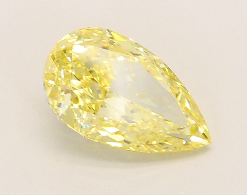 Loose Diamond - PEAR 2.67ct Fancy Intense Yellow VS1: Loose Diamond - PEAR 2.67ct Fancy Intense Yellow VS1 Source: This is a real non-mined Diamond that has been grown in a lab Shape: PEAR Carats: 2.67 Color: Fancy Intense Yellow Certification: IGI Video