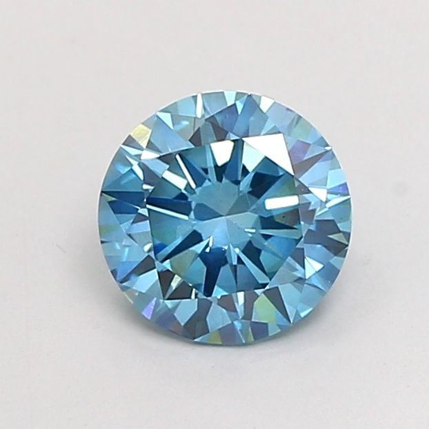 Loose Diamond - ROUND 1.59ct Fancy Vivid Blue VS1: Loose Diamond - ROUND 1.59ct Fancy Vivid Blue VS1 Source: This is a real non-mined Diamond that has been grown in a lab Shape: ROUND Carats: 1.59 Color: Fancy Vivid Blue Certification: IGI Video: