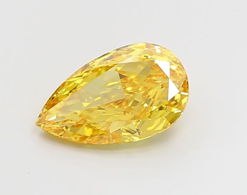 Loose Diamond - PEAR 2.9ct Fancy Vivid Yellow VS1: Loose Diamond - PEAR 2.9ct Fancy Vivid Yellow VS1 Source: This is a real non-mined Diamond that has been grown in a lab Shape: PEAR Carats: 2.9 Color: Fancy Vivid Yellow Certification: IGI Video: