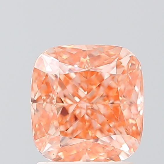 Loose Diamond - CUSHION MODIFIED 2.04ct Fancy Vivid Pinkish Orange VS2: Loose Diamond - CUSHION MODIFIED 2.04ct Fancy Vivid Pinkish Orange VS2 Source: This is a real non-mined Diamond that has been grown in a lab Shape: CUSHION MODIFIED Carats: 2.04 Color: Fancy Vivid Pin