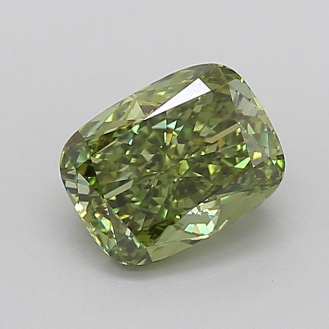 Loose Diamond - CUSHION MODIFIED 2.05ct Fancy Vivid Green VVS2: Loose Diamond - CUSHION MODIFIED 2.05ct Fancy Vivid Green VVS2 Source: This is a real non-mined Diamond that has been grown in a lab Shape: CUSHION MODIFIED Carats: 2.05 Color: Fancy Vivid Green Certi