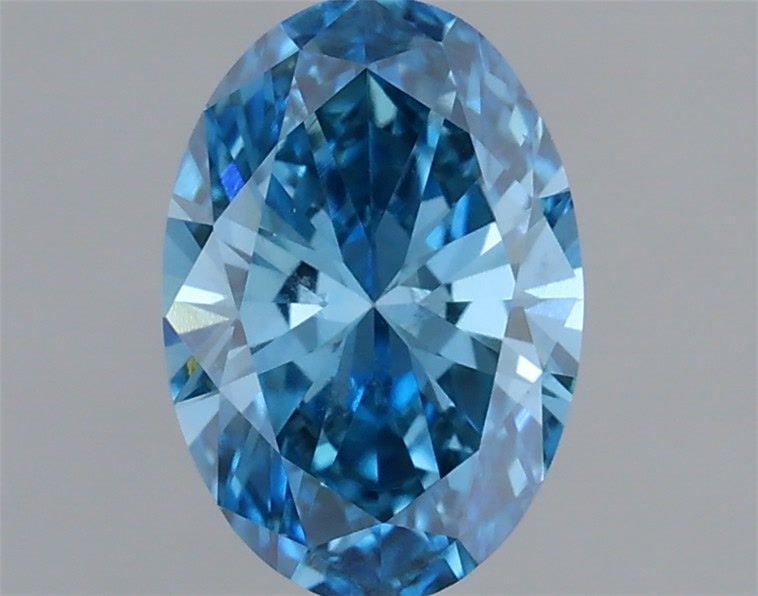 Loose Diamond - OVAL 0.52ct Fancy Vivid Blue VS2: Loose Diamond - OVAL 0.52ct Fancy Vivid Blue VS2 Source: This is a real non-mined Diamond that has been grown in a lab Shape: OVAL Carats: 0.52 Color: Fancy Vivid Blue Certification: IGI Video: Video
