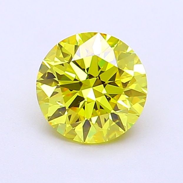 Loose Diamond - ROUND 1.08ct Fancy Vivid Yellow IF: Loose Diamond - ROUND 1.08ct Fancy Vivid Yellow IF Source: This is a real non-mined Diamond that has been grown in a lab Shape: ROUND Carats: 1.08 Color: Fancy Vivid Yellow Certification: IGI Video: