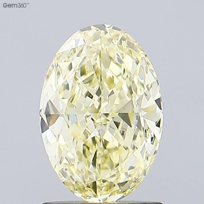 Loose Diamond - OVAL 1.54ct Fancy Yellow VS1: Loose Diamond - OVAL 1.54ct Fancy Yellow VS1 Source: This is a real non-mined Diamond that has been grown in a lab Shape: OVAL Carats: 1.54 Color: Fancy Yellow Certification: IGI Video: