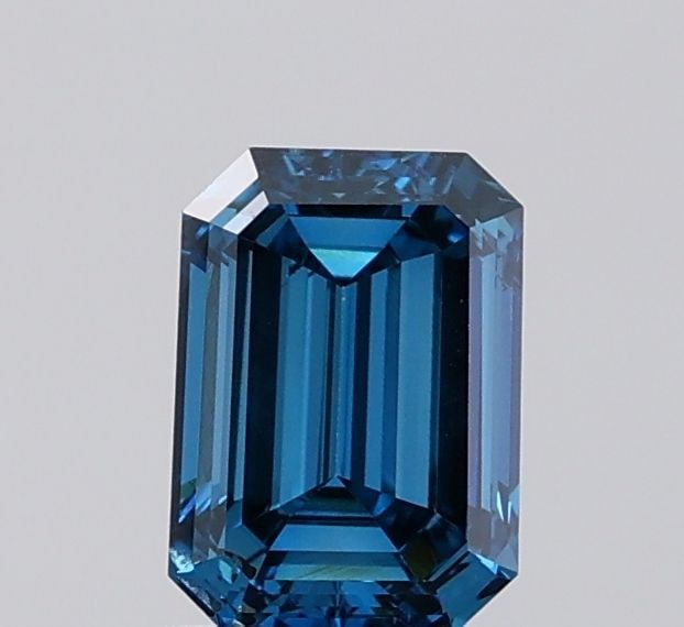 Loose Diamond - EMERALD 1.17ct Fancy Vivid Blue SI1: Loose Diamond - EMERALD 1.17ct Fancy Vivid Blue SI1 Source: This is a real non-mined Diamond that has been grown in a lab Shape: EMERALD Carats: 1.17 Color: Fancy Vivid Blue Certification: IGI Video: