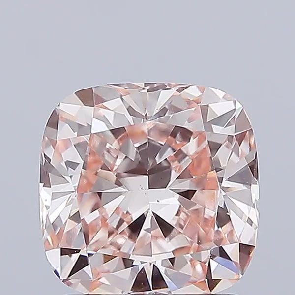 Loose Diamond - CUSHION BRILLIANT 1.88ct Fancy Pink VS1: Loose Diamond - CUSHION BRILLIANT 1.88ct Fancy Pink VS1 Source: This is a real non-mined Diamond that has been grown in a lab Shape: CUSHION BRILLIANT Carats: 1.88 Color: Fancy Pink Certification: IGI