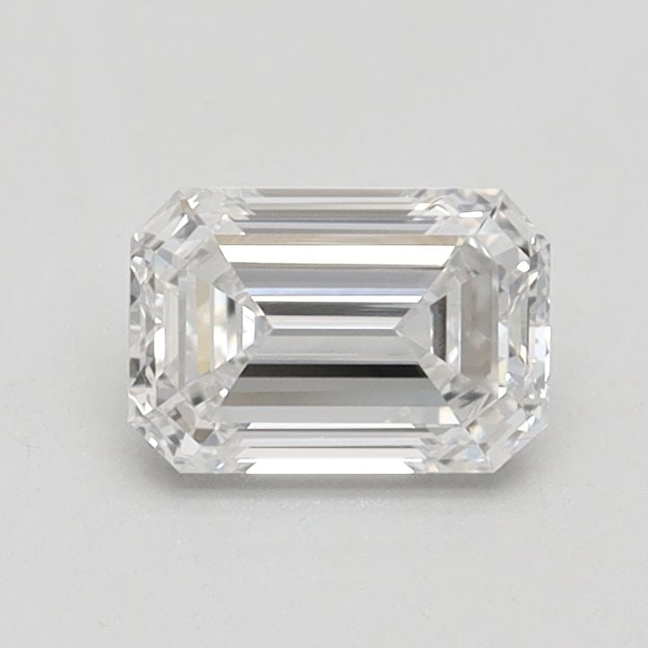 Loose Diamond - EMERALD 0.8ct F VS1: Loose Diamond - EMERALD 0.8ct F VS1 Source: This is a real non-mined Diamond that has been grown in a lab Shape: EMERALD Carats: 0.8 Color: F Clarity: VS1 Certification: IGI Video: