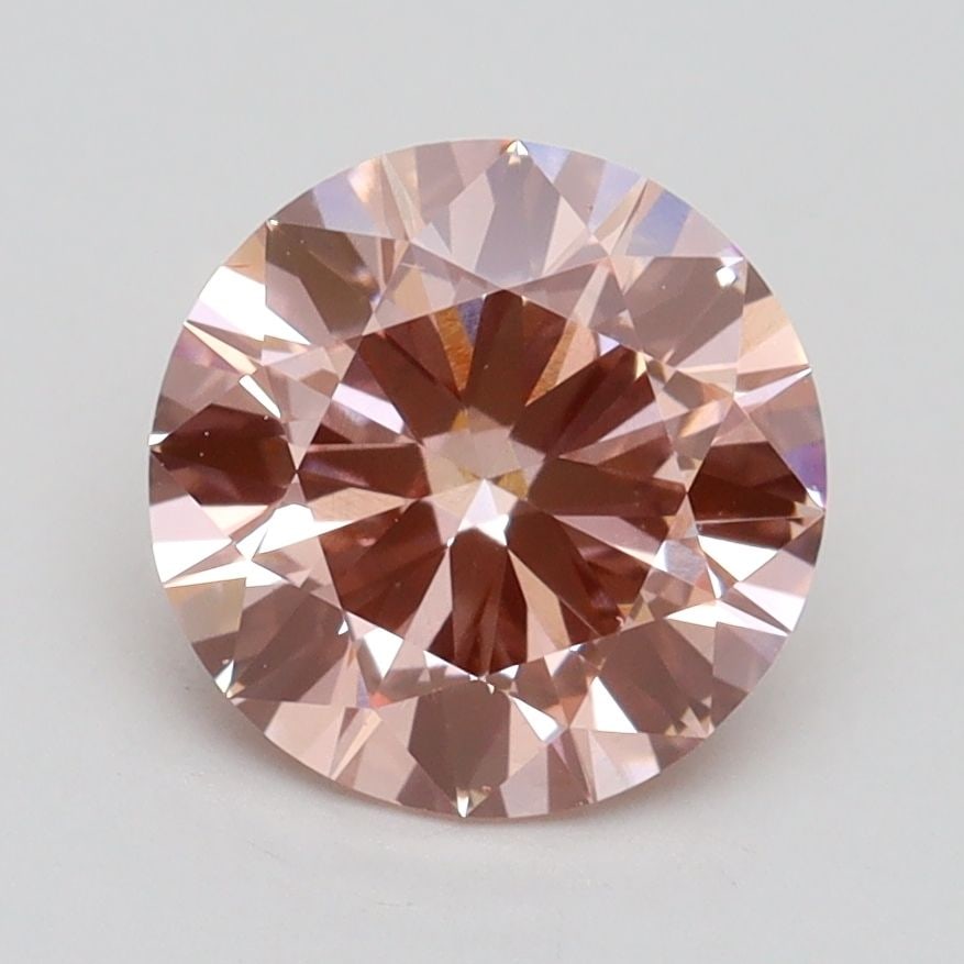 Loose Diamond - ROUND 1.96ct Fancy Intense Pink VS1: Loose Diamond - ROUND 1.96ct Fancy Intense Pink VS1 Source: This is a real non-mined Diamond that has been grown in a lab Shape: ROUND Carats: 1.96 Color: Fancy Intense Pink Certification: IGI Video: