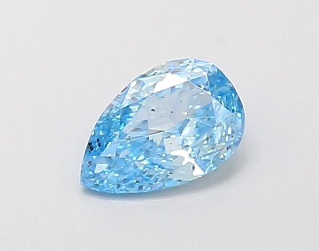 Loose Diamond - PEAR 0.3ct Fancy Vivid Blue SI1: Loose Diamond - PEAR 0.3ct Fancy Vivid Blue SI1 Source: This is a real non-mined Diamond that has been grown in a lab Shape: PEAR Carats: 0.3 Color: Fancy Vivid Blue Certification: IGI Video: