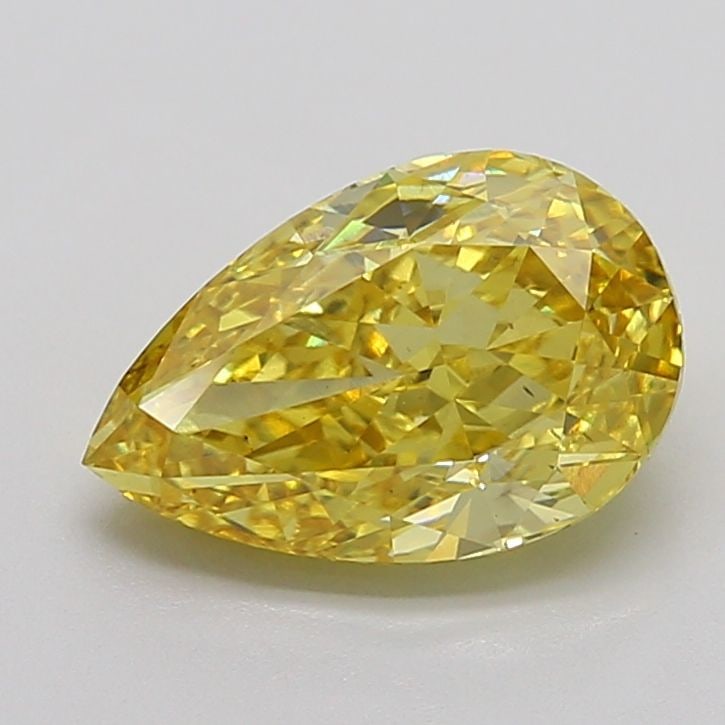 Loose Diamond - PEAR 3.04ct Fancy Vivid Yellow VS1: Loose Diamond - PEAR 3.04ct Fancy Vivid Yellow VS1 Source: This is a real non-mined Diamond that has been grown in a lab Shape: PEAR Carats: 3.04 Color: Fancy Vivid Yellow Certification: IGI Video: