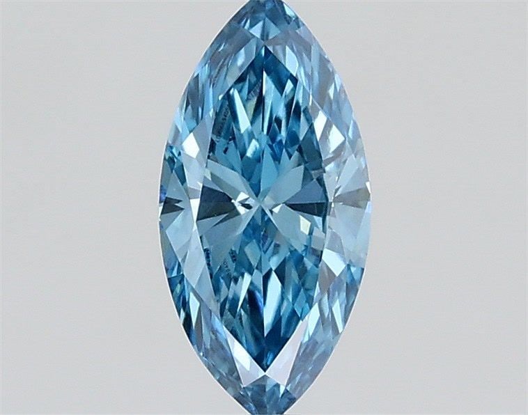 Loose Diamond - MARQUISE 0.4ct Fancy Vivid Blue VVS2: Loose Diamond - MARQUISE 0.4ct Fancy Vivid Blue VVS2 Source: This is a real non-mined Diamond that has been grown in a lab Shape: MARQUISE Carats: 0.4 Color: Fancy Vivid Blue Certification: IGI Video: