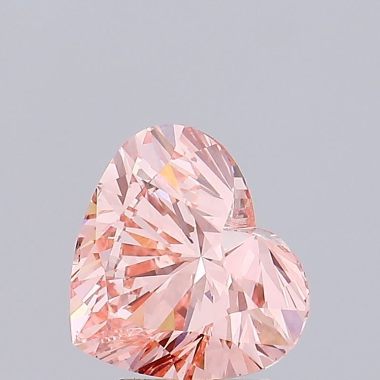 Loose Diamond - HEART 3.0ct Fancy Vivid Pink VS2: Loose Diamond - HEART 3.0ct Fancy Vivid Pink VS2 Source: This is a real non-mined Diamond that has been grown in a lab Shape: HEART Carats: 3.0 Color: Fancy Vivid Pink Certification: IGI Video: Video