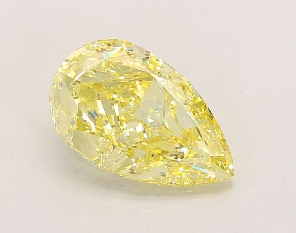 Loose Diamond - PEAR 3.0ct Fancy Intense Yellow VVS2: Loose Diamond - PEAR 3.0ct Fancy Intense Yellow VVS2 Source: This is a real non-mined Diamond that has been grown in a lab Shape: PEAR Carats: 3.0 Color: Fancy Intense Yellow Certification: IGI Video:
