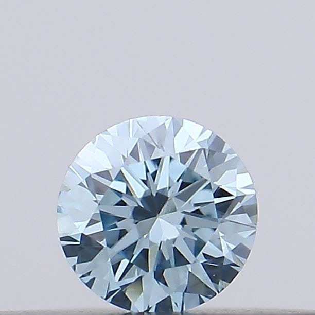 Loose Diamond - ROUND 0.15ct Fancy Vivid Blue VVS2: Loose Diamond - ROUND 0.15ct Fancy Vivid Blue VVS2 Source: This is a real non-mined Diamond that has been grown in a lab Shape: ROUND Carats: 0.15 Color: Fancy Vivid Blue Certification: IGI Video: