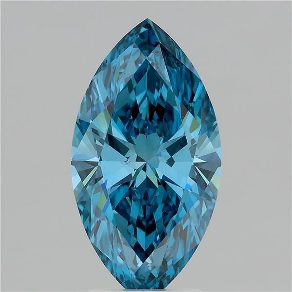 Loose Diamond - MARQUISE 3.04ct Fancy Vivid Blue VS2: Loose Diamond - MARQUISE 3.04ct Fancy Vivid Blue VS2 Source: This is a real non-mined Diamond that has been grown in a lab Shape: MARQUISE Carats: 3.04 Color: Fancy Vivid Blue Certification: IGI Video