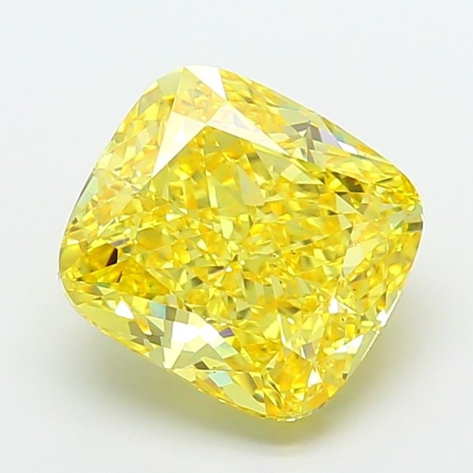 Loose Diamond - CUSHION MODIFIED 5.93ct Fancy Vivid Yellow VS2: Loose Diamond - CUSHION MODIFIED 5.93ct Fancy Vivid Yellow VS2 Source: This is a real non-mined Diamond that has been grown in a lab Shape: CUSHION MODIFIED Carats: 5.93 Color: Fancy Vivid Yellow