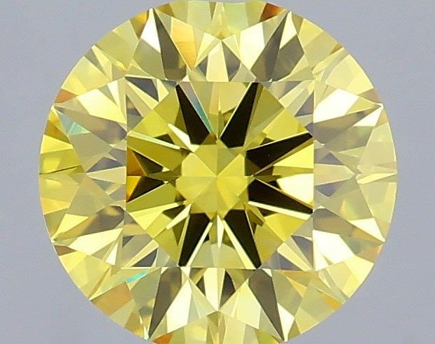 Ideal Loose Diamond - ROUND 0.9ct Fancy Vivid Yellow VVS1: Ideal Loose Diamond - ROUND 0.9ct Fancy Vivid Yellow VVS1 Source: This is a real non-mined Diamond that has been grown in a lab Shape: ROUND Carats: 0.9 Color: Fancy Vivid Yellow Certification: IGI Vi