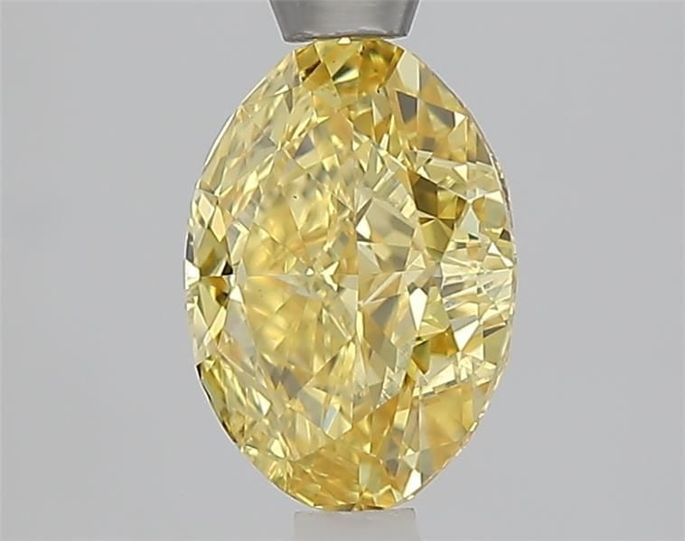 Loose Diamond - OVAL 1.6ct Fancy Vivid Yellow VS1: Loose Diamond - OVAL 1.6ct Fancy Vivid Yellow VS1 Source: This is a real non-mined Diamond that has been grown in a lab Shape: OVAL Carats: 1.6 Color: Fancy Vivid Yellow Certification: IGI Video: