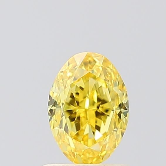 Loose Diamond - OVAL 1.0ct Fancy Vivid Yellow VS2: Loose Diamond - OVAL 1.0ct Fancy Vivid Yellow VS2 Source: This is a real non-mined Diamond that has been grown in a lab Shape: OVAL Carats: 1.0 Color: Fancy Vivid Yellow Certification: IGI Video: