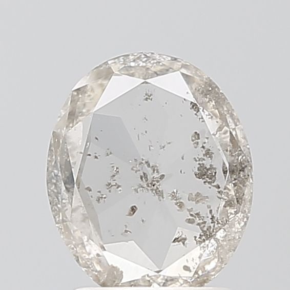 Loose Diamond - OVAL 1.25ct Salt and Pepper I2: Loose Diamond - OVAL 1.25ct Salt and Pepper I2 Source: This is a real non-mined Diamond that has been grown in a lab Shape: OVAL Carats: 1.25 Color: Salt and Pepper Certification: NONE Video: