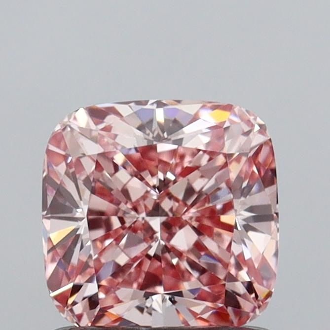 Loose Diamond - CUSHION MODIFIED 1.07ct Fancy Pink VVS2: Loose Diamond - CUSHION MODIFIED 1.07ct Fancy Pink VVS2 Source: This is a real non-mined Diamond that has been grown in a lab Shape: CUSHION MODIFIED Carats: 1.07 Color: Fancy Pink Certification: IGI 