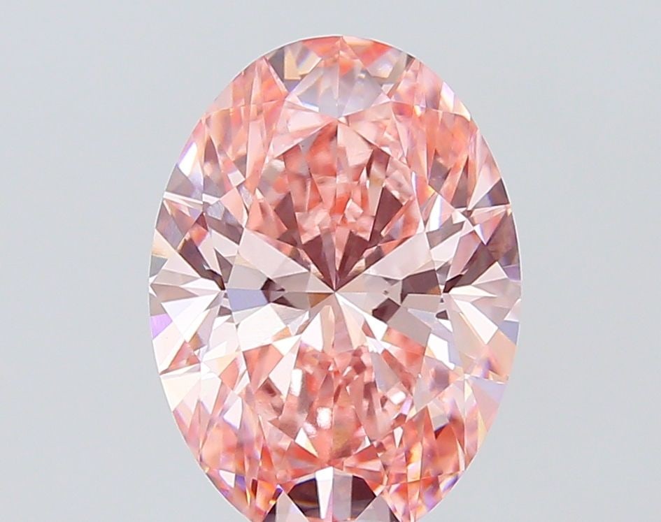 Loose Diamond - OVAL 5.08ct Fancy Vivid Pink VVS2: Loose Diamond - OVAL 5.08ct Fancy Vivid Pink VVS2 Source: This is a real non-mined Diamond that has been grown in a lab Shape: OVAL Carats: 5.08 Color: Fancy Vivid Pink Certification: IGI Video: