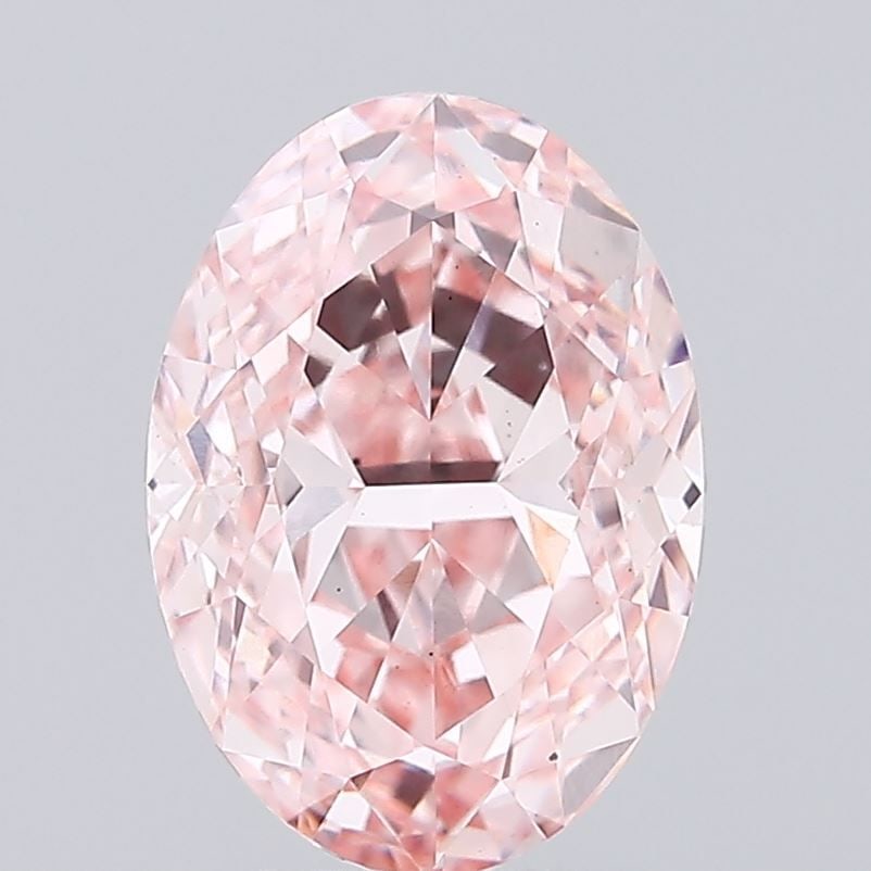 Loose Diamond - OVAL 3.17ct Fancy Vivid Pink VS2: Loose Diamond - OVAL 3.17ct Fancy Vivid Pink VS2 Source: This is a real non-mined Diamond that has been grown in a lab Shape: OVAL Carats: 3.17 Color: Fancy Vivid Pink Certification: IGI Video: